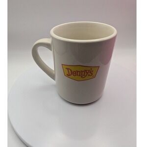 Vintage Denny's Coffee Mug Cup Santa Claus Christmas Ornament Heat Activated